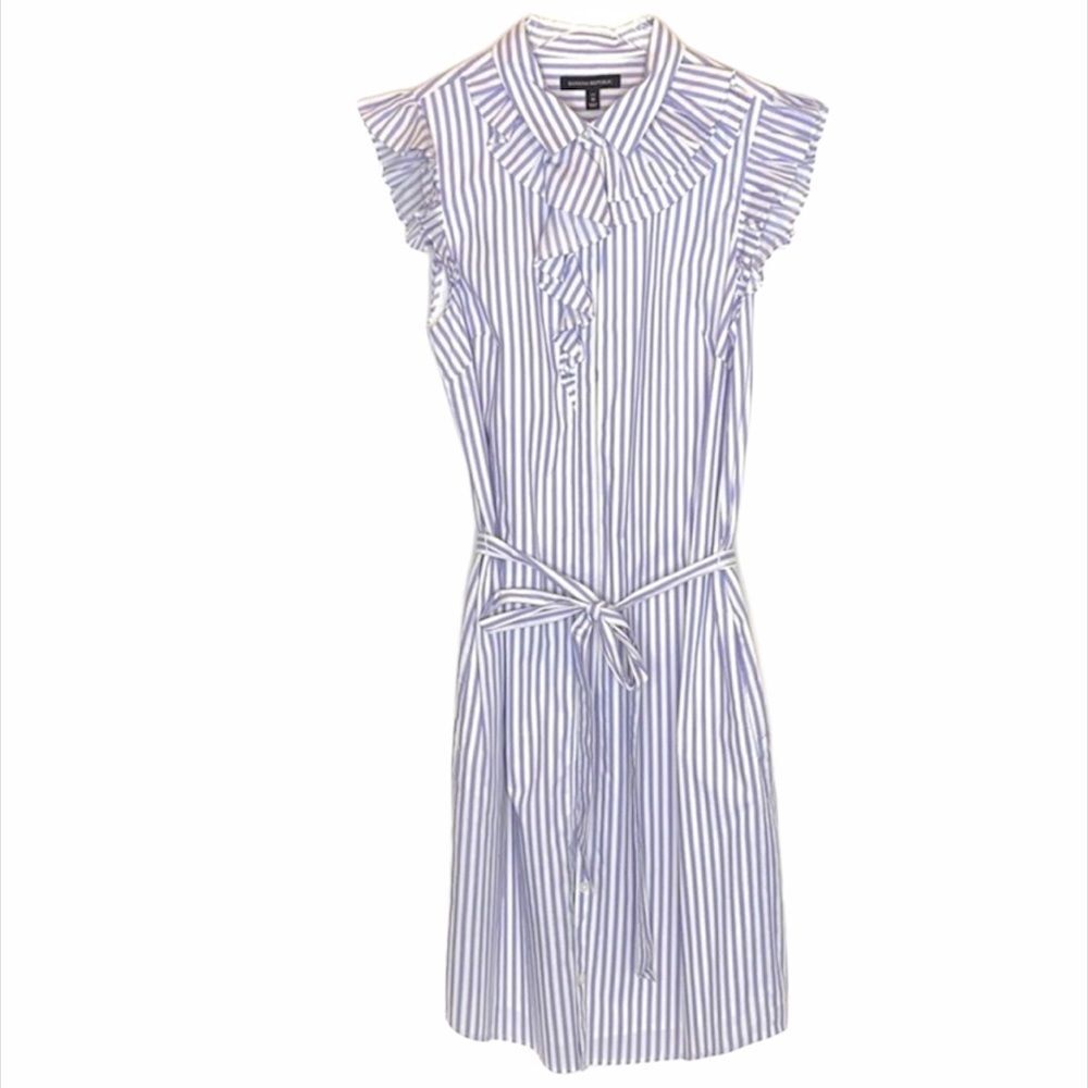Banana Republic Striped Dress Size 10